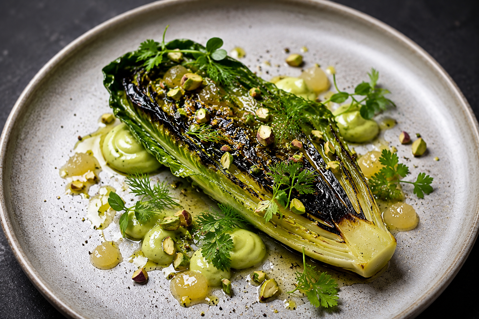 BURNT GEM, AVOCADO & WASABI